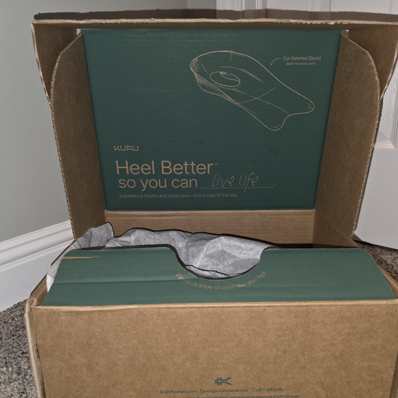 KURU Men's Brown Leather Shoes - Picture 7 of 8